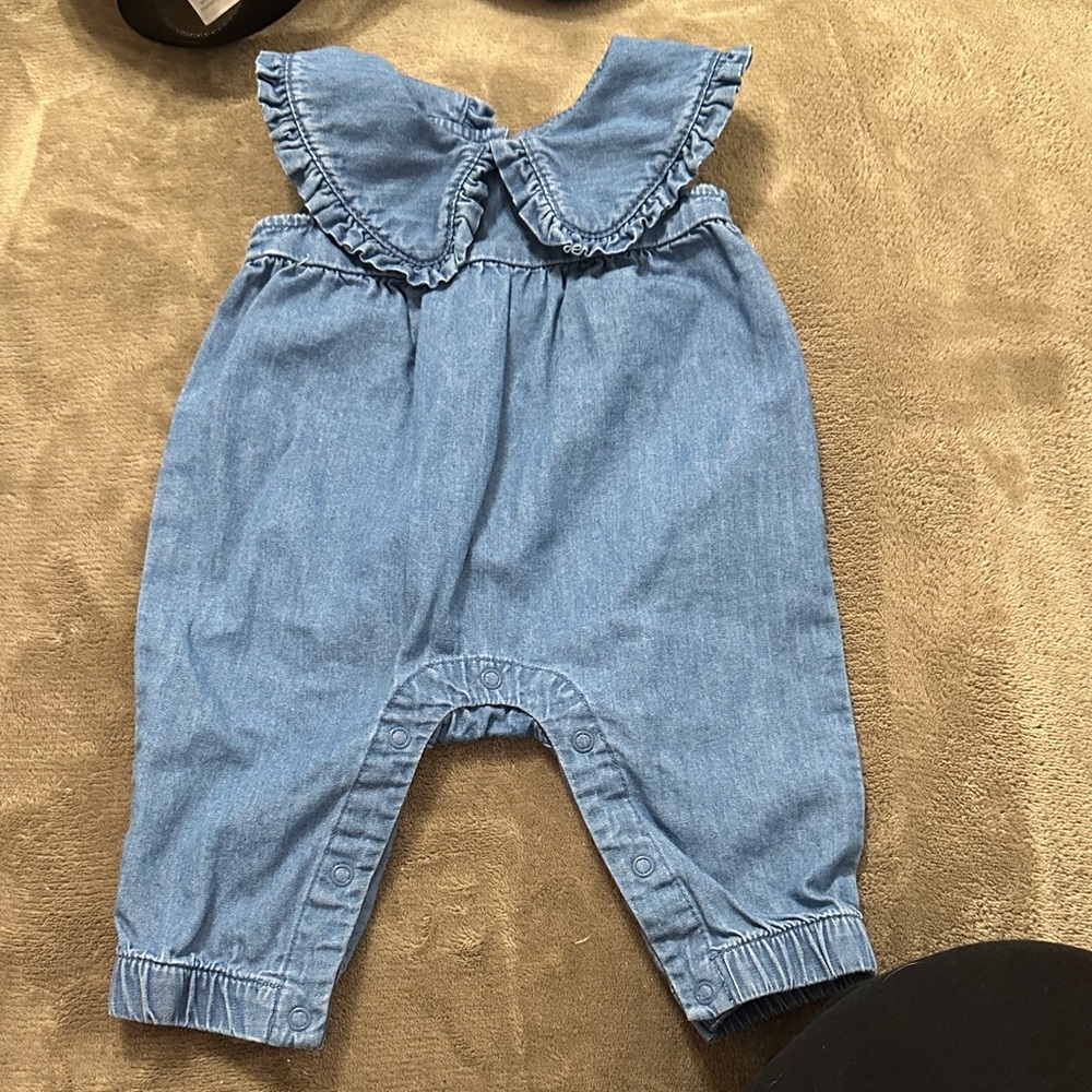 Cat & Jack Blue Denim Bodysuit